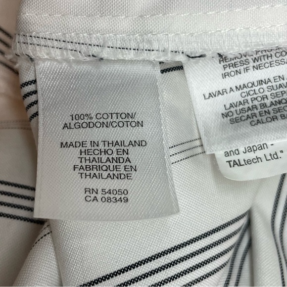 Women’s Jones NY Striped Button-Down Shirt - Picture 10 of 13